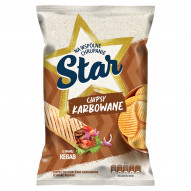 Star Chipsy karbowane o smaku kebab 120 g