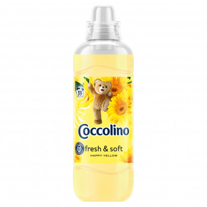 Coccolino Happy Yellow Płyn do płukania tkanin koncentrat 975 ml (39 prań)