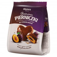 Wadowice Skawa Pierniczki w czekoladzie baśniowe z nadzieniem o smaku śliwkowym 150 g