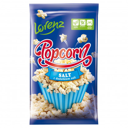 Lorenz Popcorn z dodatkiem soli 90 g