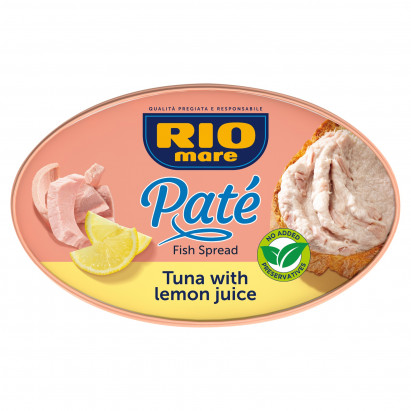  Rio Mare Pasztet z tuńczyka z sokiem z cytryny 115 g