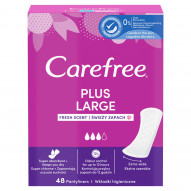 Carefree Plus Large Wkładki higieniczne świeży zapach 48 sztuk