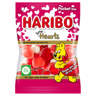 Haribo Love Hearts Żelko-pianki o smaku owocowym 80 g