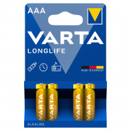 Varta Longlife AAA LR03 1,5 V Bateria alkaliczna 4 sztuki