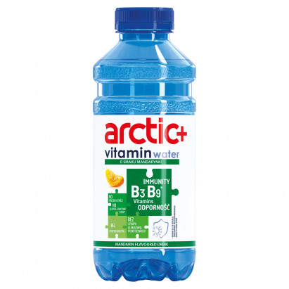  Arctic+ Vitamin Water Napój niegazowany o smaku mandarynki 600 ml